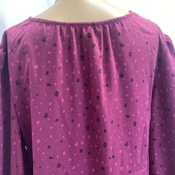 Ingrid & Isabel Maternity‎ 3/4 Sleeve Ruffle Waist Woven Top Size XS - Picture 10 of 16